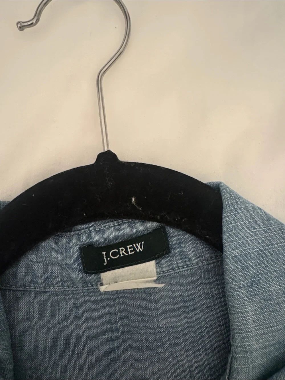 J. Crew Light Blue Denim Button-Down Shirt